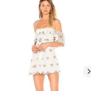 Lovers and friends white vacay dress